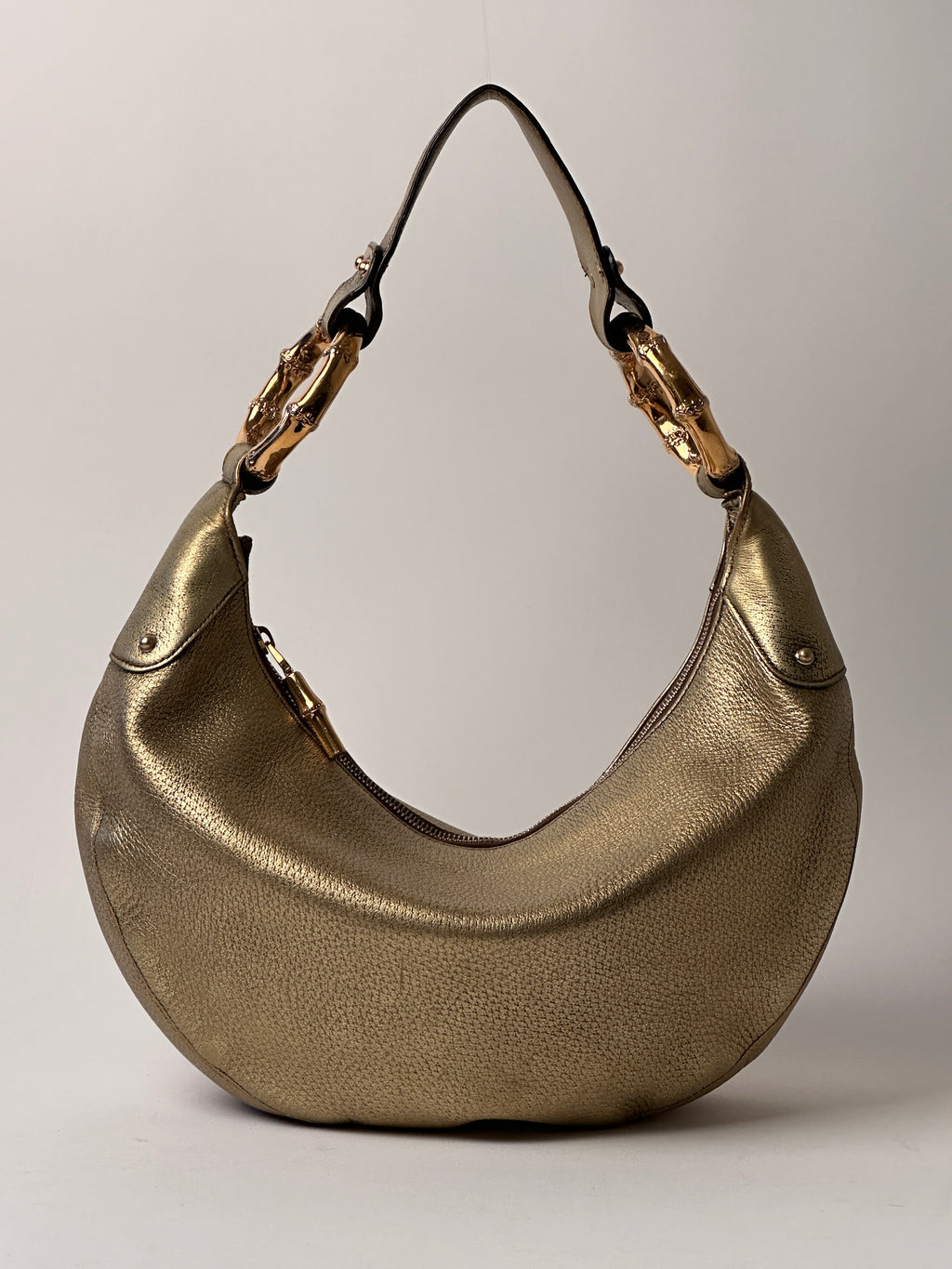 Gucci Medium Hobo Half Moon Bamboo Ring