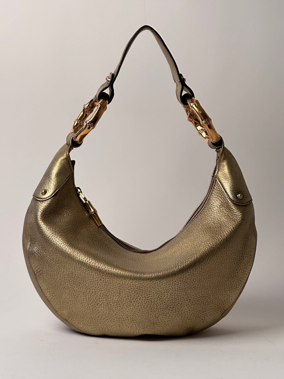 Gucci Medium Hobo Half Moon Bamboo Ring