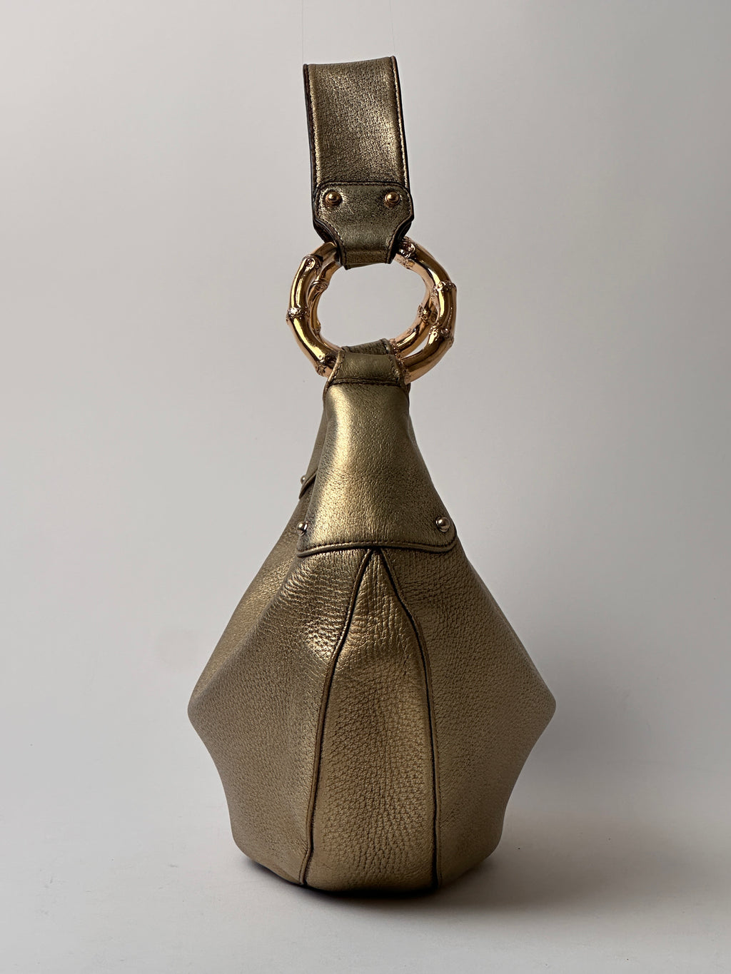Gucci Medium Hobo Half Moon Bamboo Ring