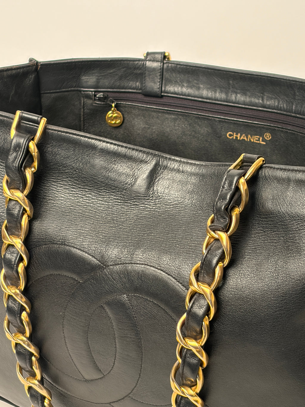 Chanel Timeless Vintage Tote Shopper