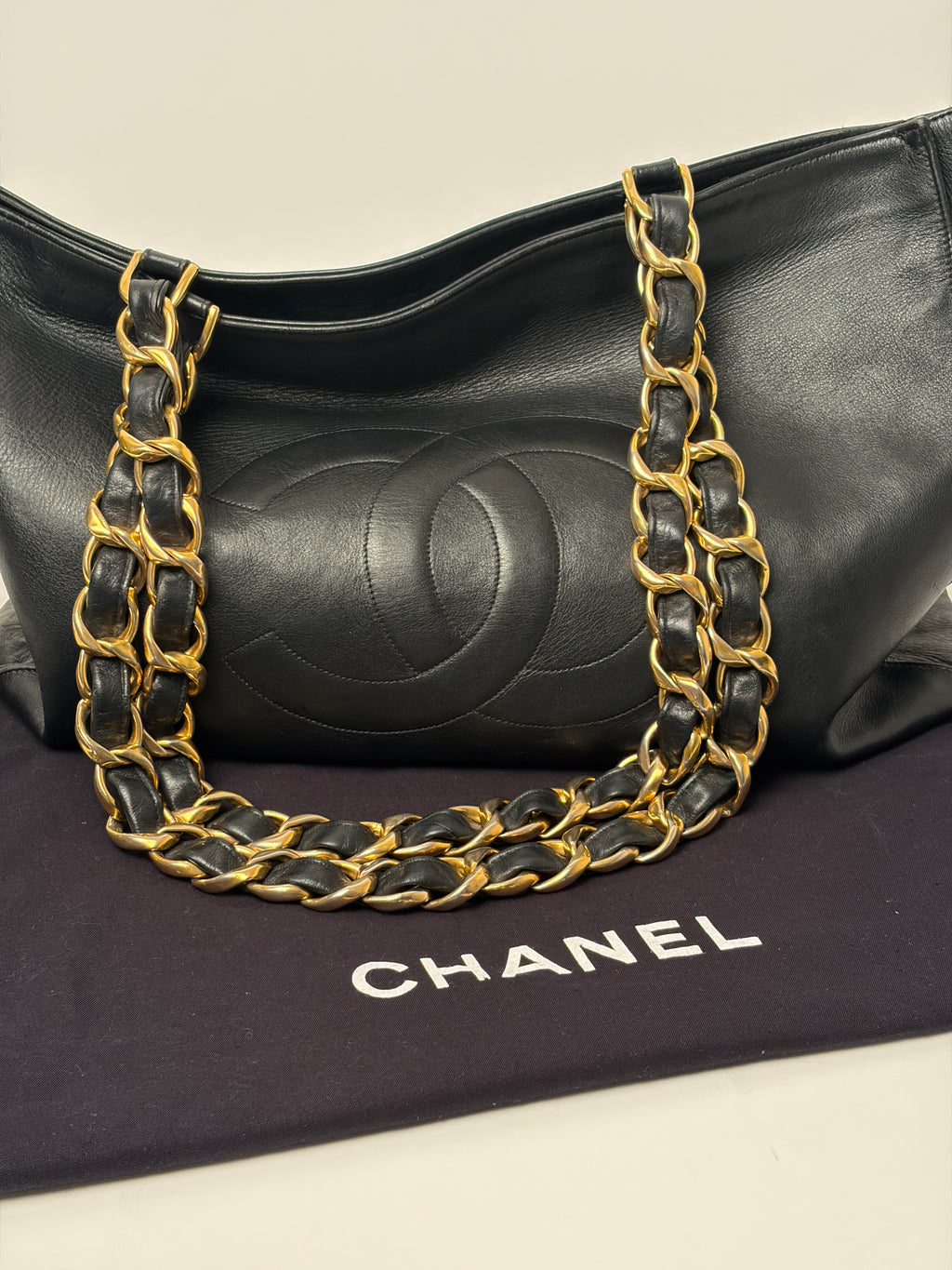 Chanel Timeless Vintage Tote Shopper