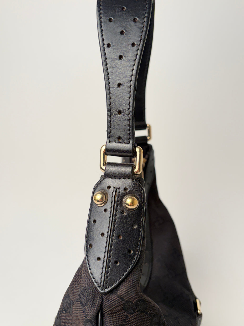 Gucci GG Reins Web Small Hobo