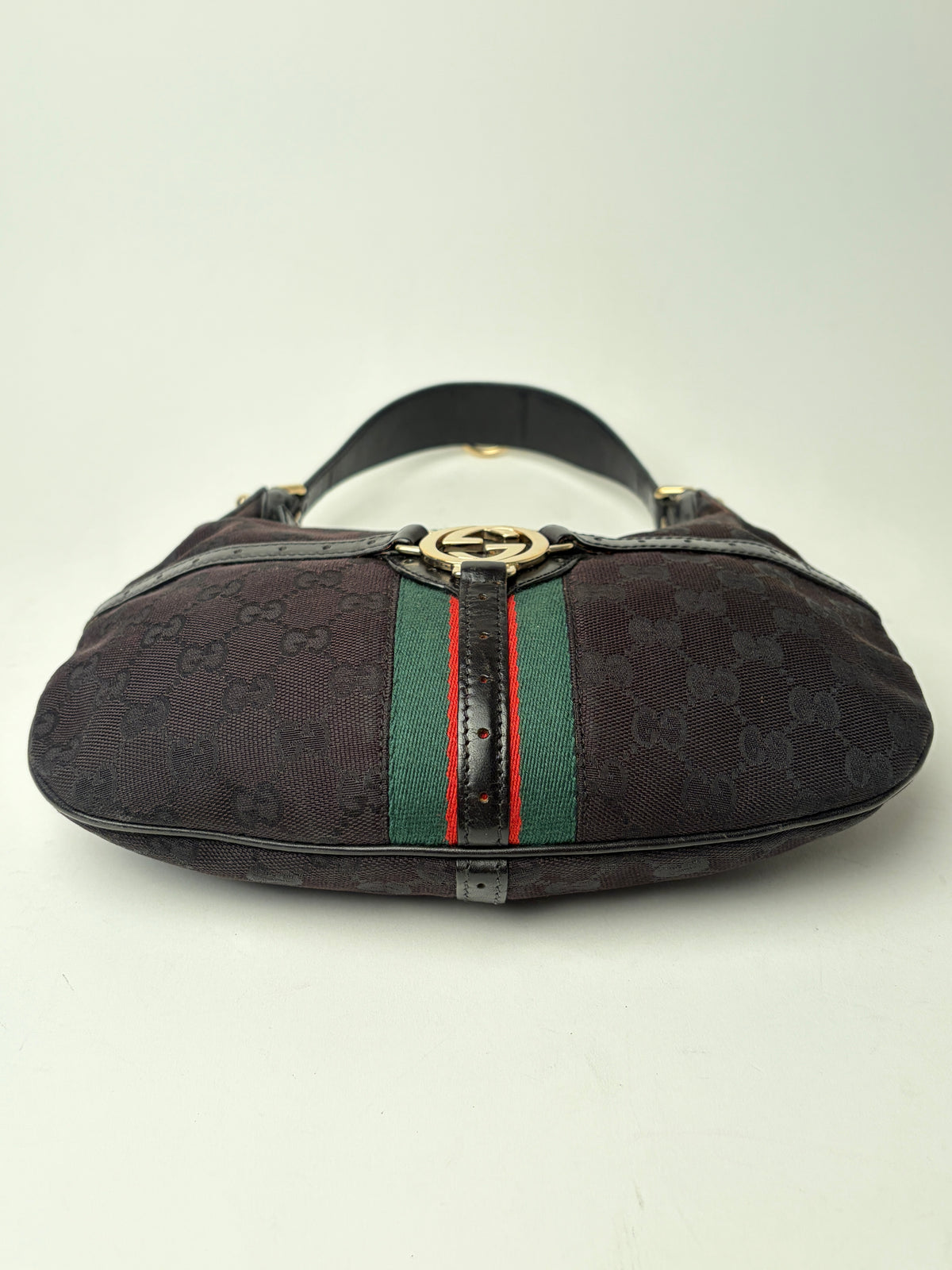 Gucci GG Reins Web Small Hobo