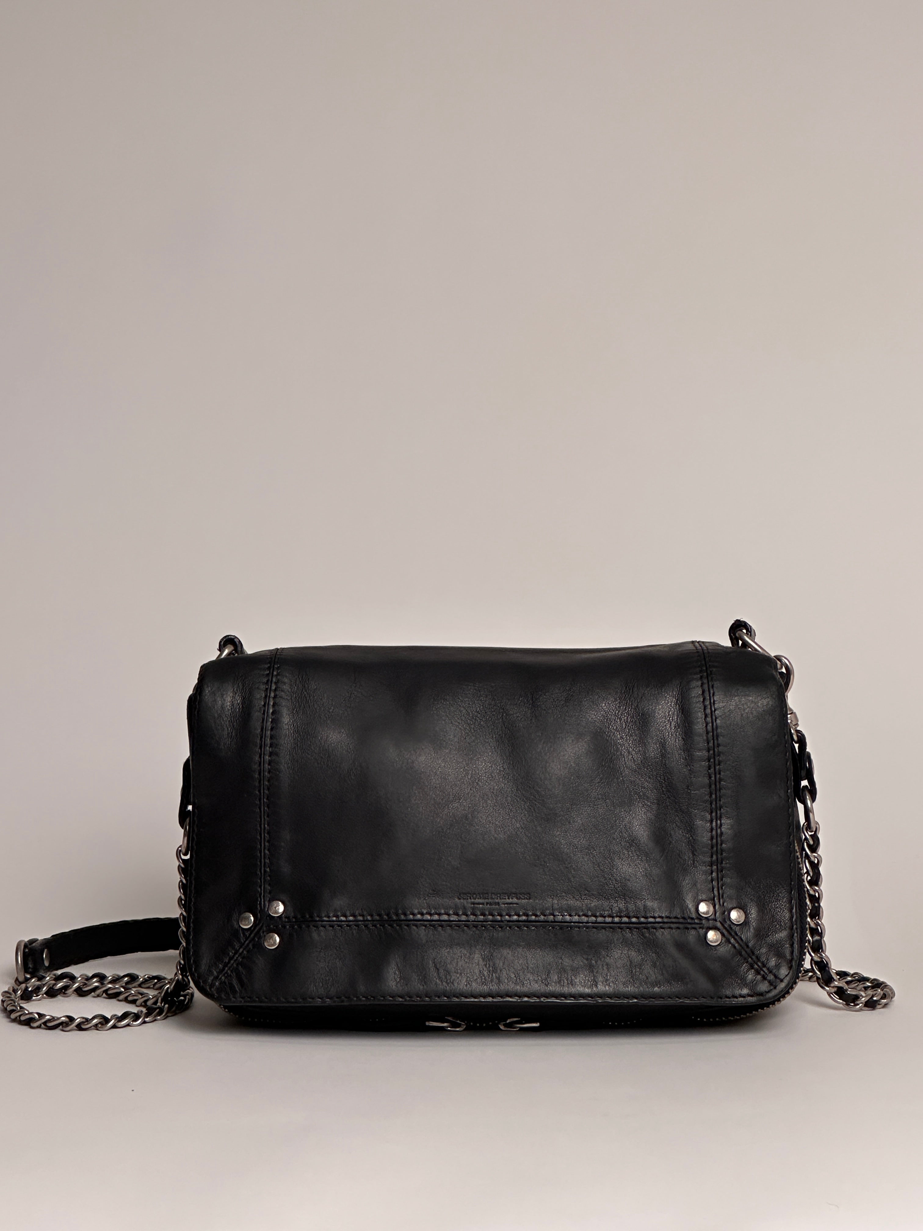 Jerome Dreyfuss Bobi Medium Black Leather