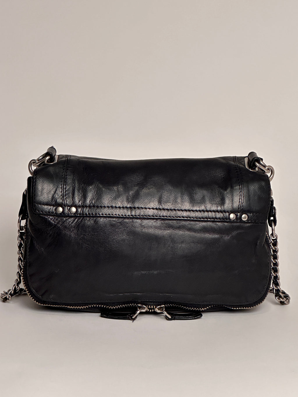 Jerome Dreyfuss Bobi Medium Black Leather