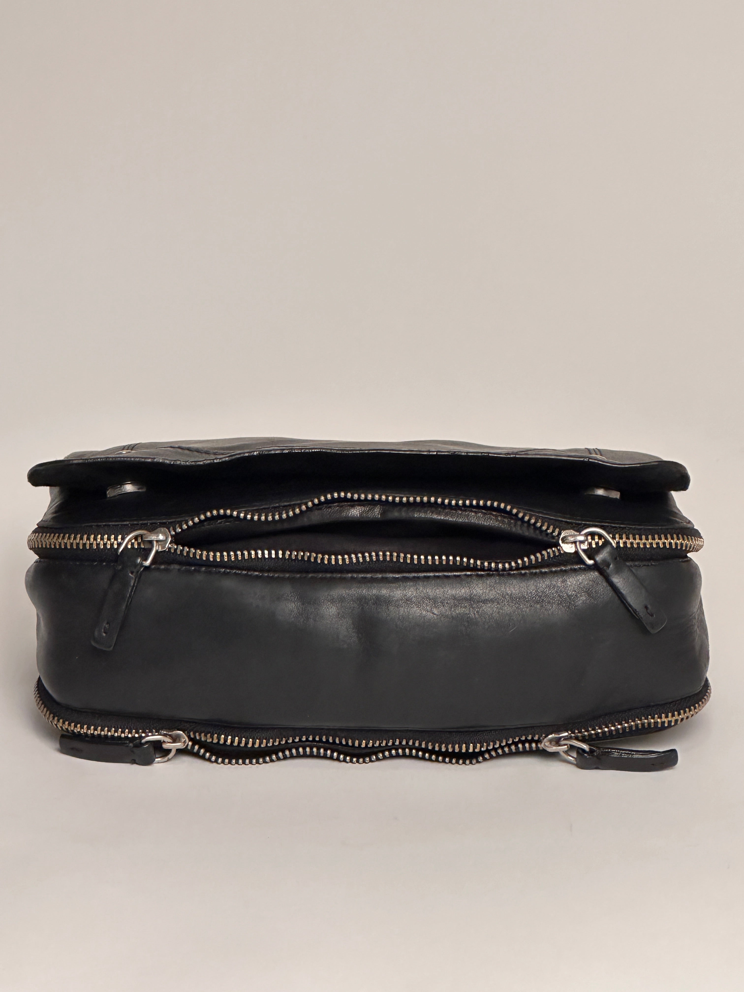 Jerome Dreyfuss Bobi Medium Black Leather