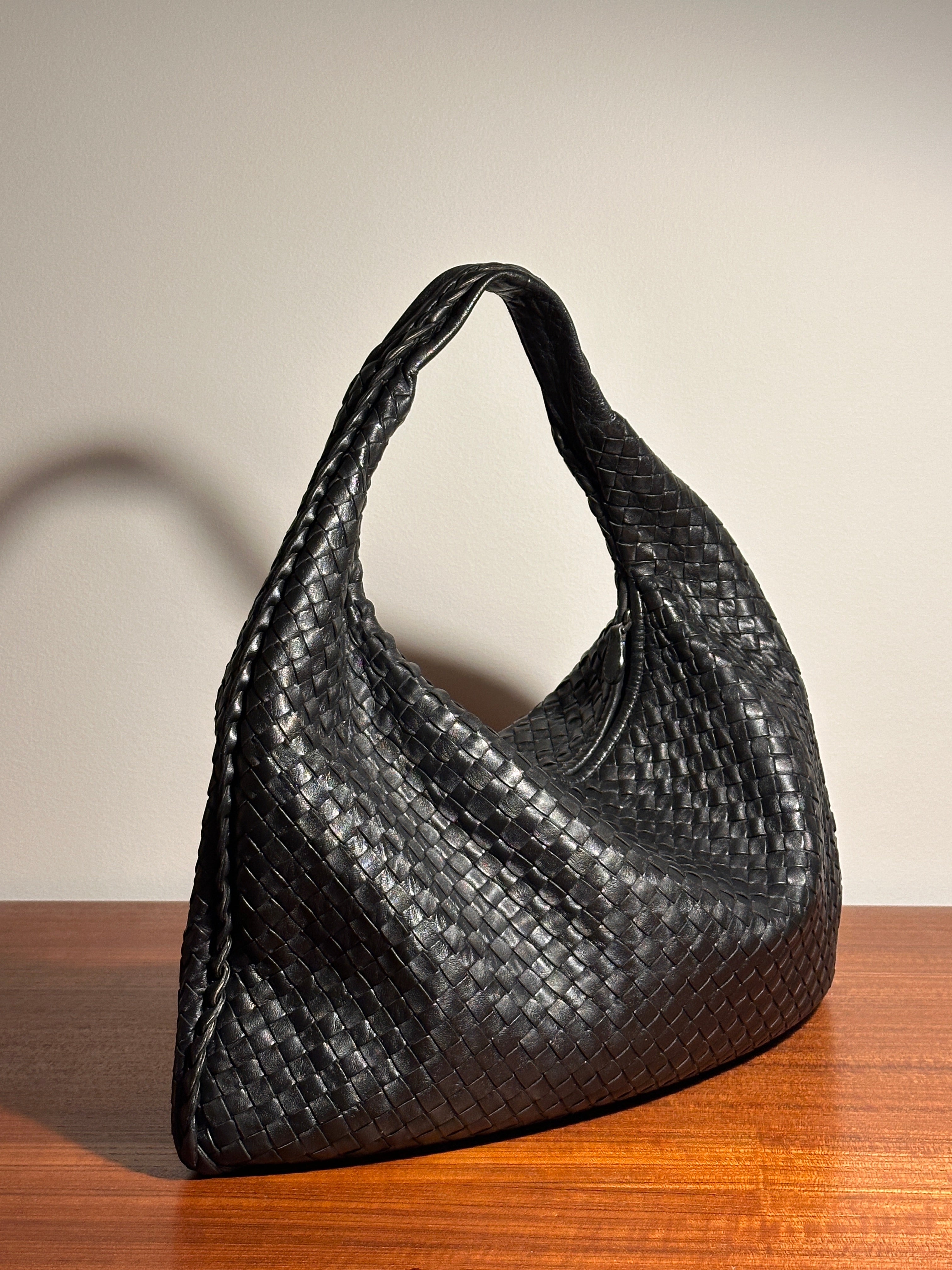 Bottega Veneta Large Black Veneta Bag