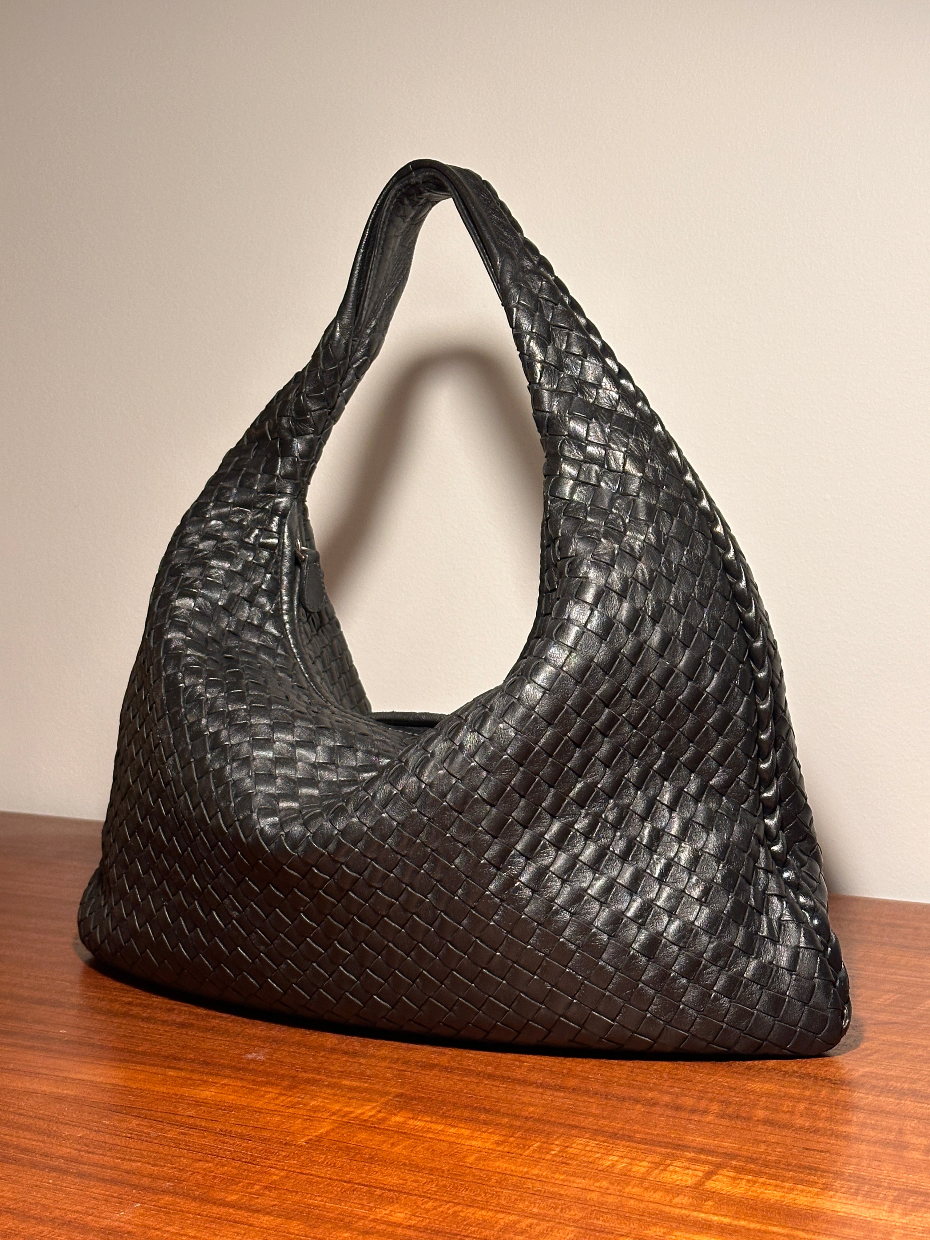 Bottega Veneta Large Black Veneta Bag