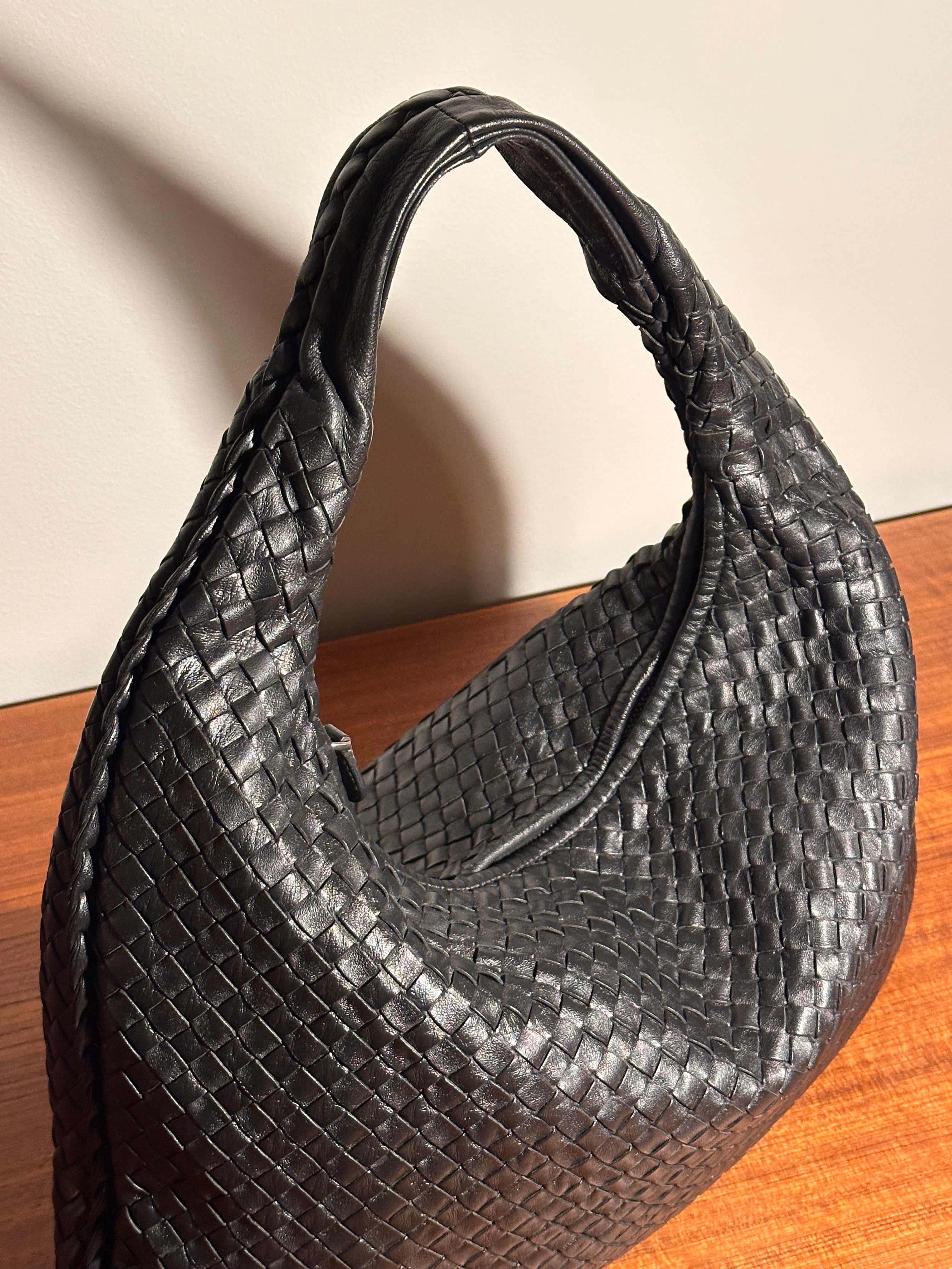 Bottega Veneta Large Black Veneta Bag