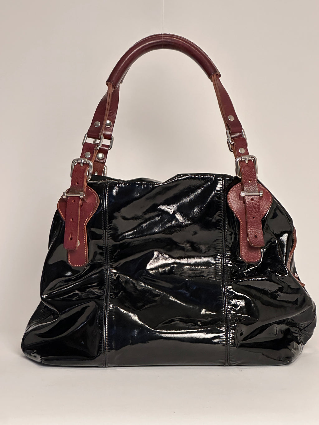 Pauric Sweeney Black Leather Handbag