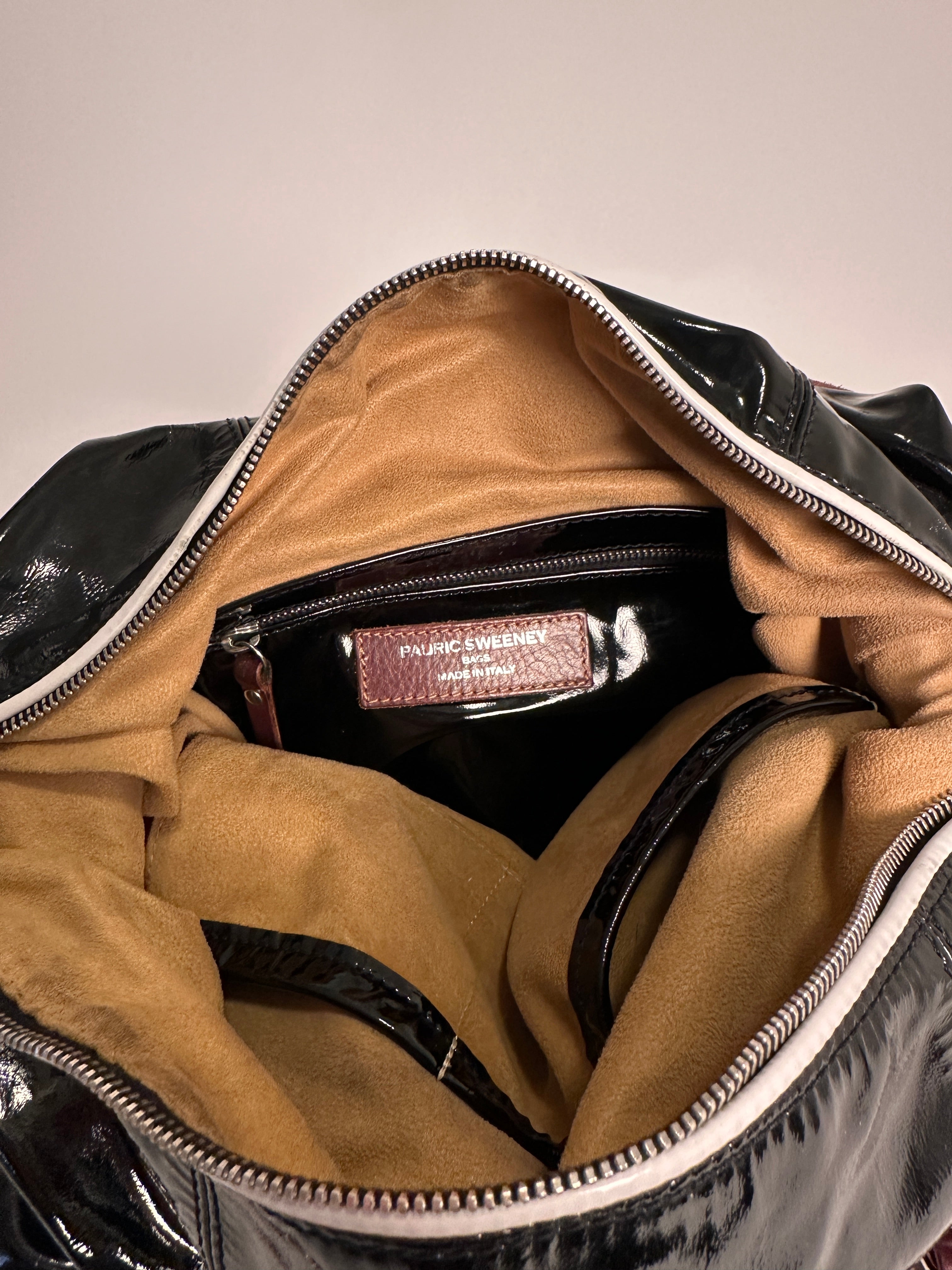 Pauric Sweeney Black Leather Handbag