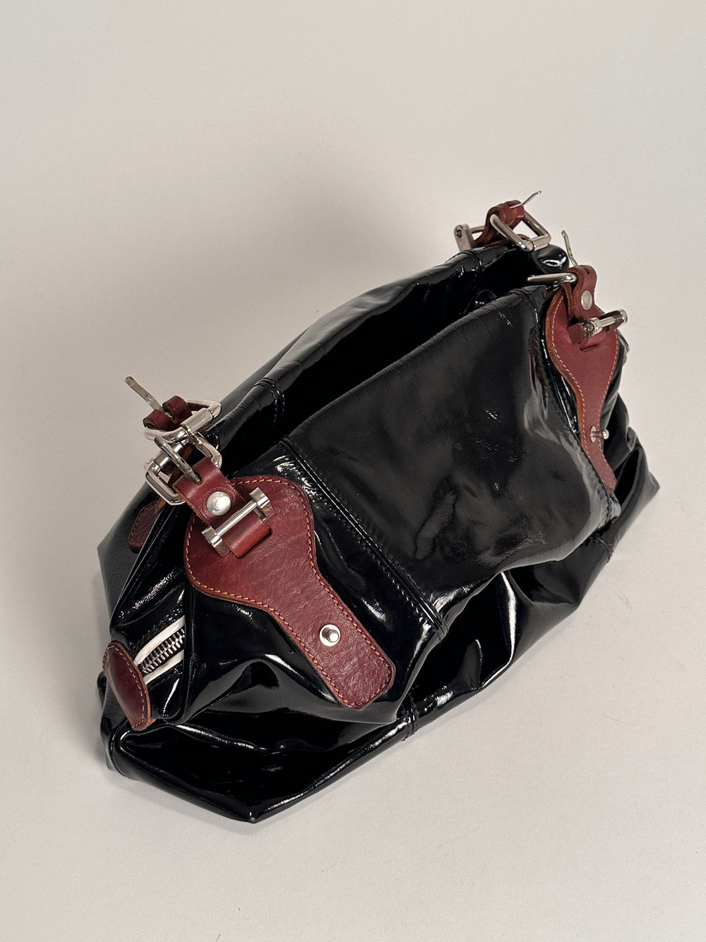 Pauric Sweeney Black Leather Handbag