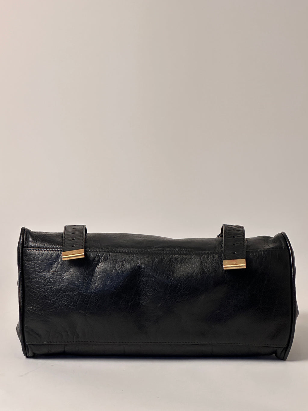 Mulberry Alexa Black Leather Handbag
