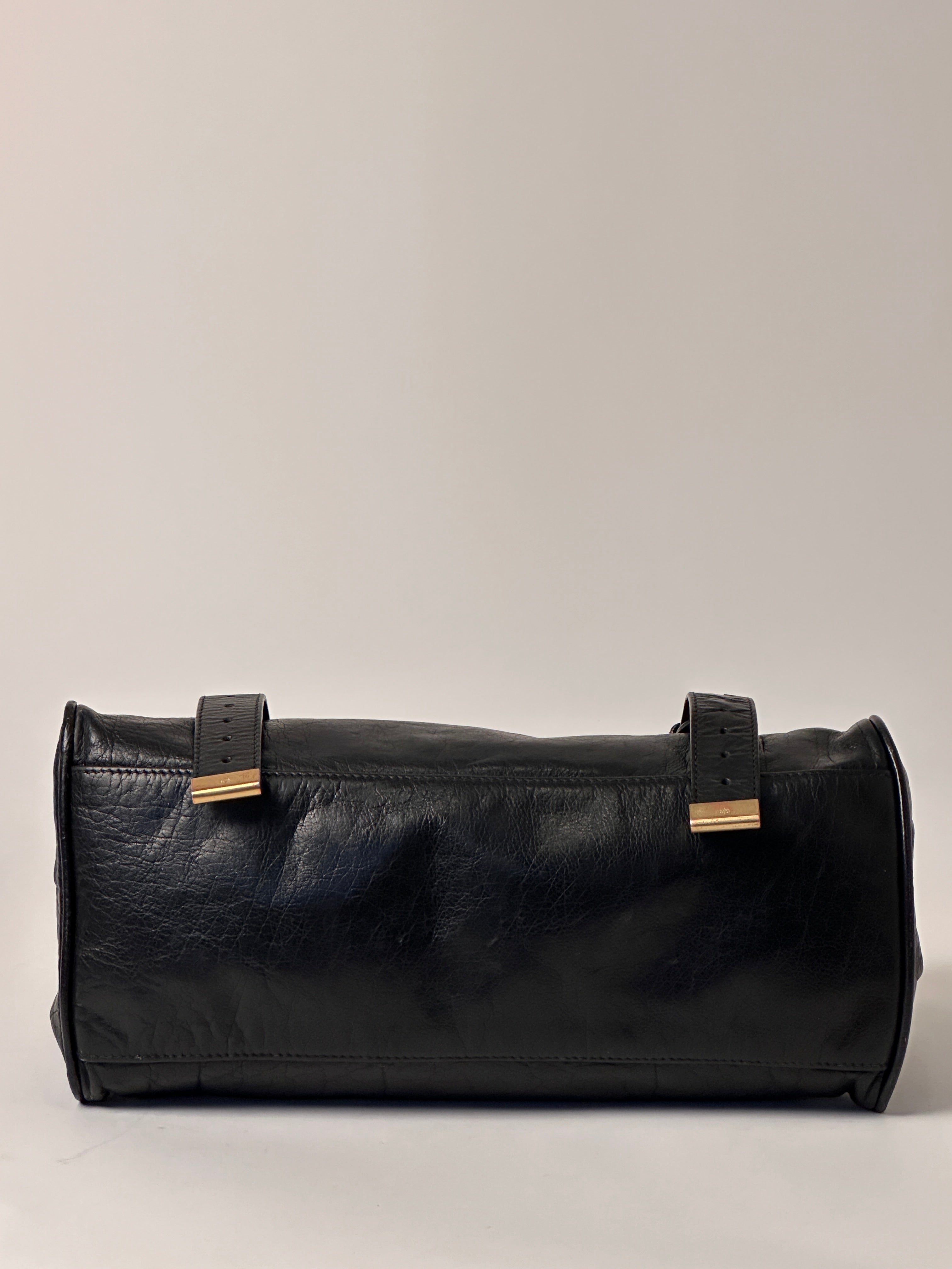 Mulberry Alexa Black Leather Handbag