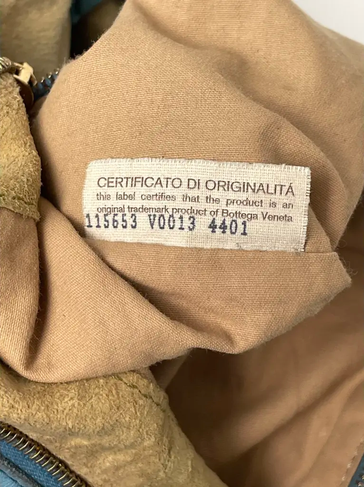 Bottega Veneta Blue Medium Veneta