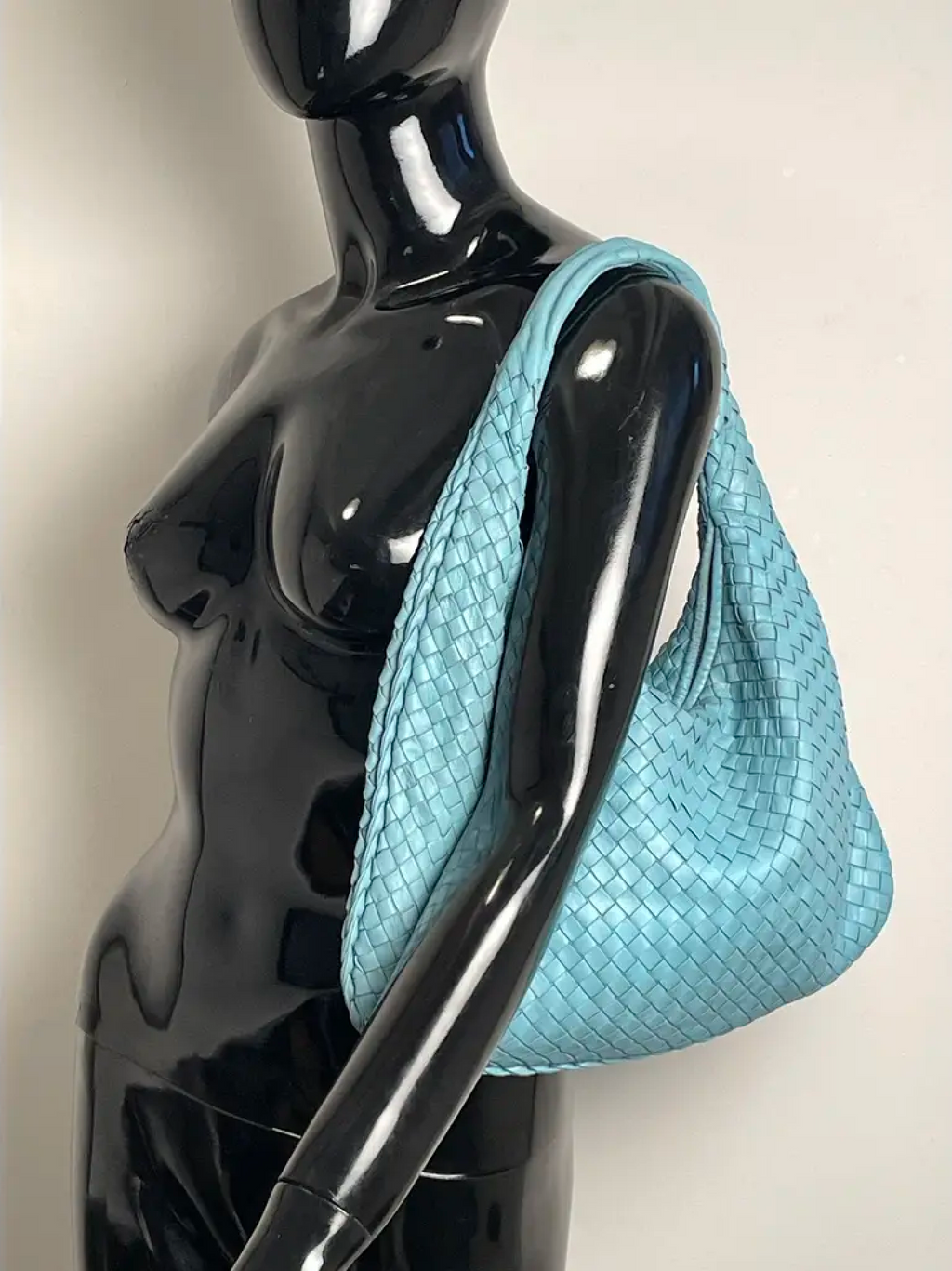 Bottega Veneta Blue Medium Veneta