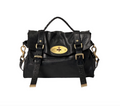 Mulberry Alexa Black Leather Handbag