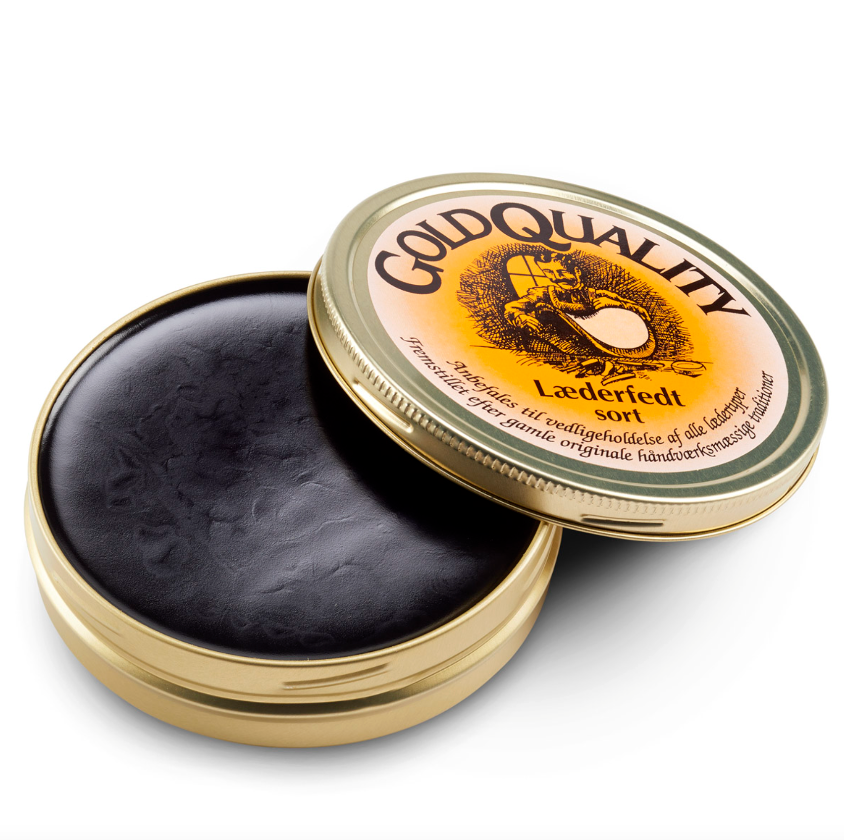 Gold Quality Black Leather Balm 190ml