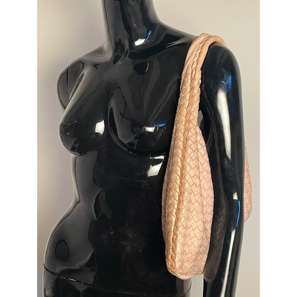 Bottega Veneta Medium Veneta Rose Powder Pink Shoulderbag