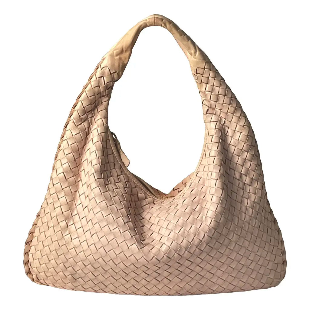 Bottega Veneta Medium Veneta Rose Powder Pink Shoulderbag