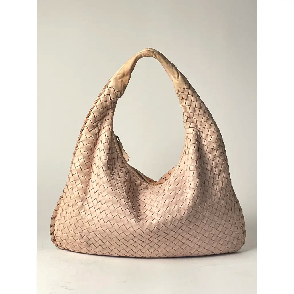 Bottega Veneta Medium Veneta Rose Powder Pink Shoulderbag