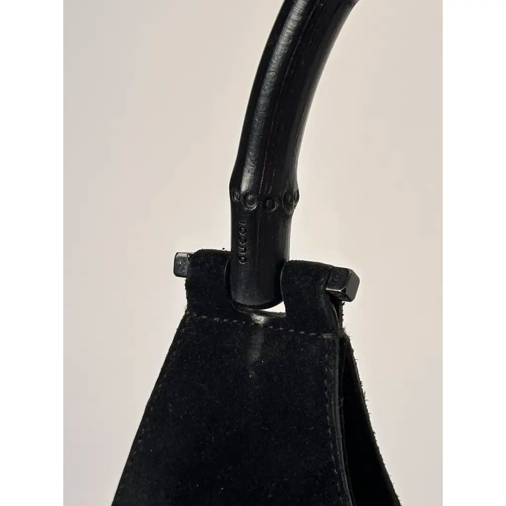 Gucci Jackie Hobo Bamboo Black Leather Vintage Shoulder bag