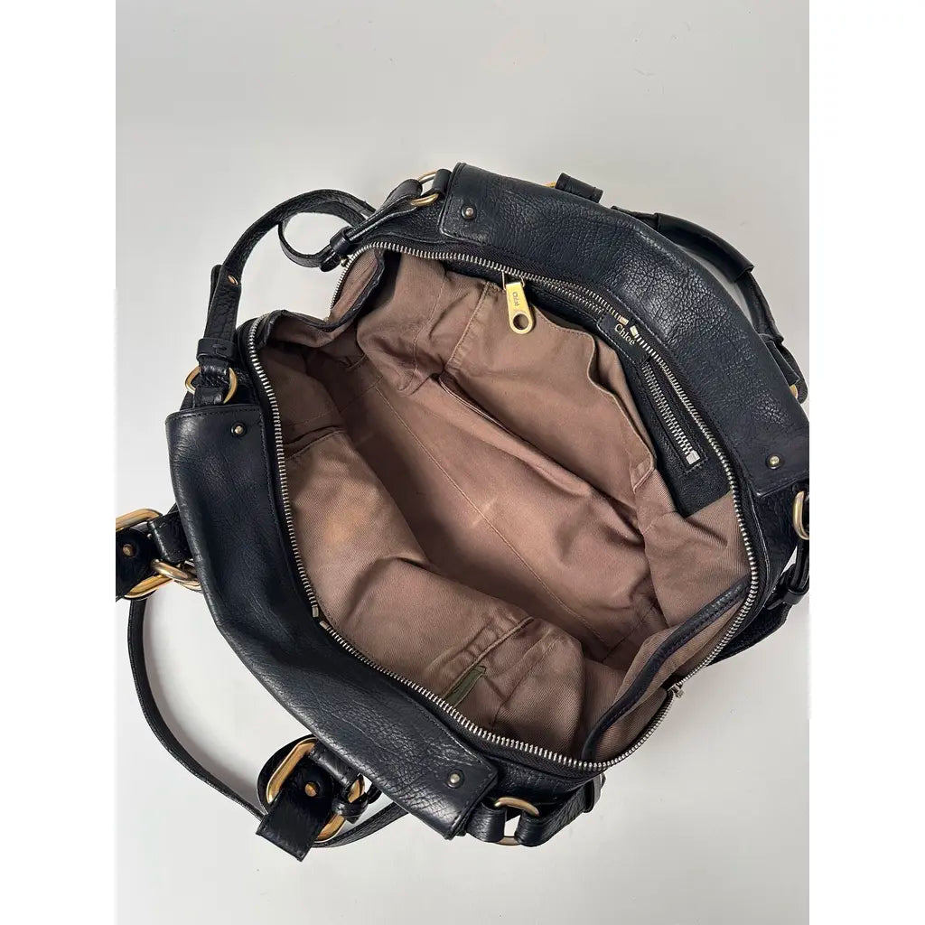 Chloé Paddington Black Leather Shoulder bag