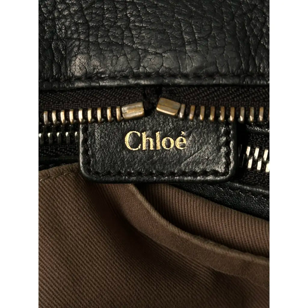 Chloé Paddington Black Leather Shoulder bag