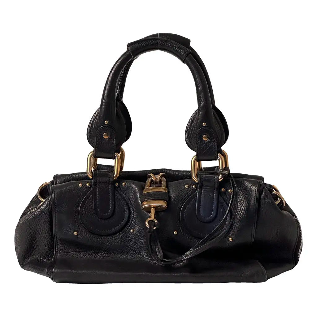 Chloé Paddington Black Leather Shoulder bag