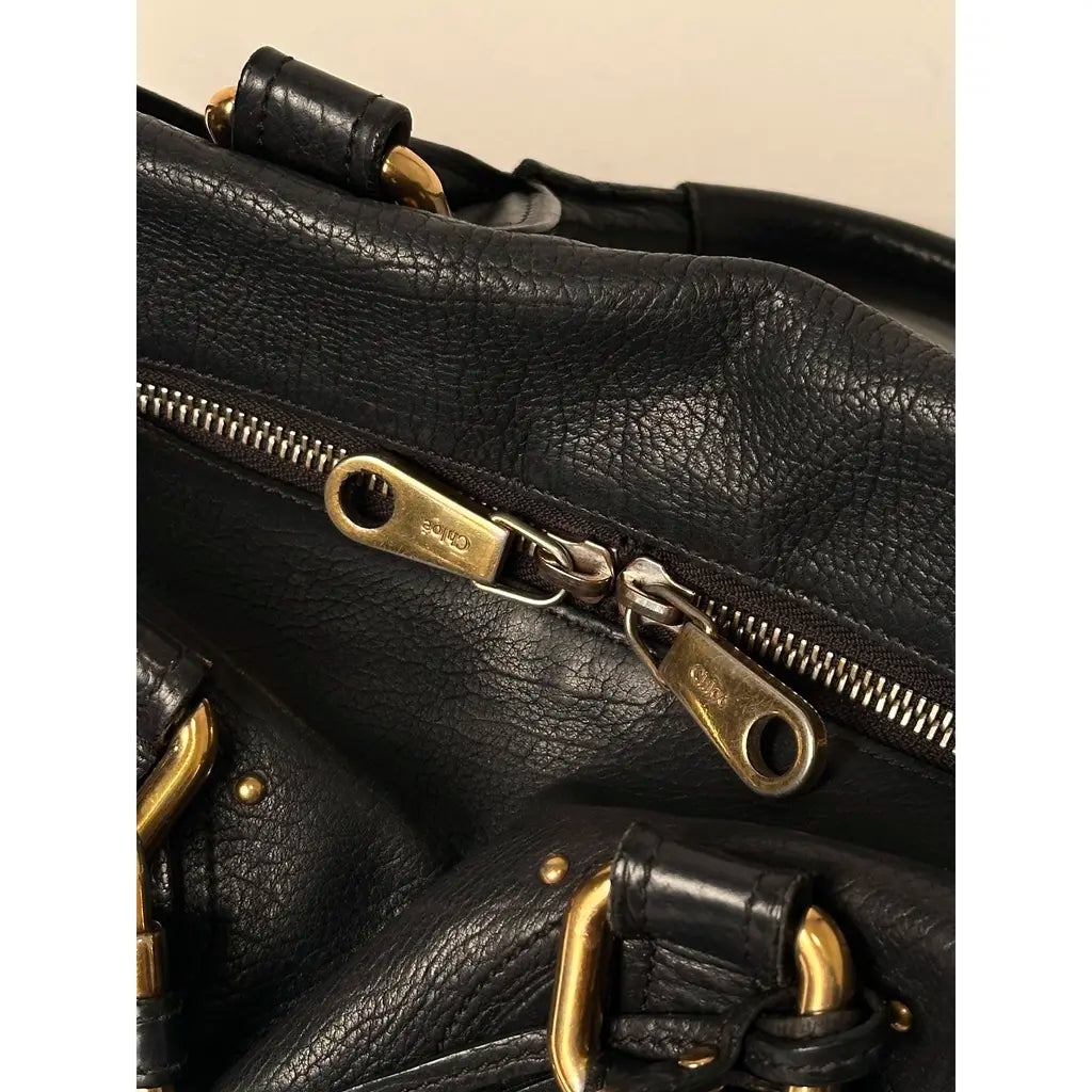 Chloé Paddington Black Leather Shoulder bag