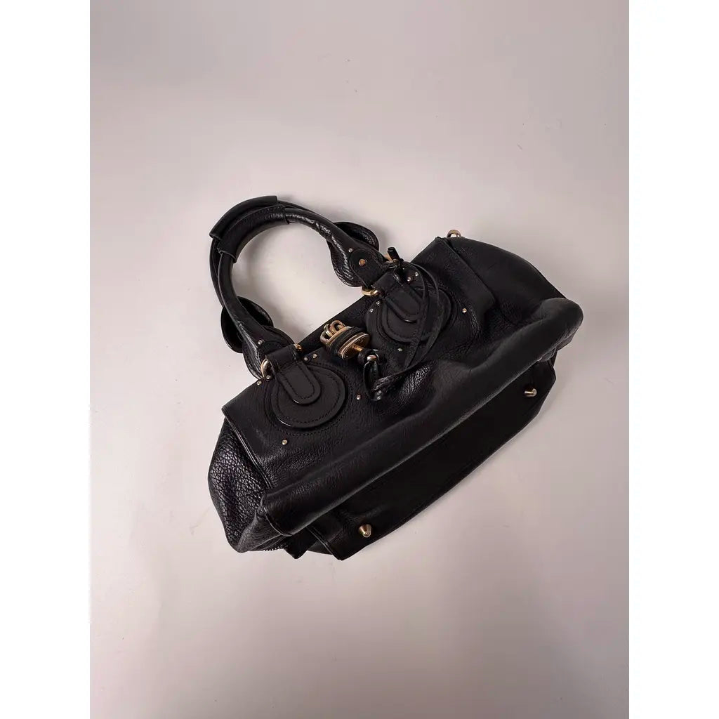 Chloé Paddington Black Leather Shoulder bag