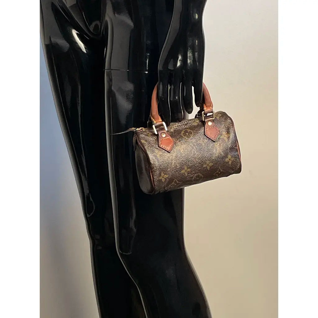 Louis Vuitton Nano Speedy Leather Handbag Year 1997
