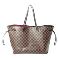 Louis Vuitton Neverfull Brown Damier Leather Shoulderbag