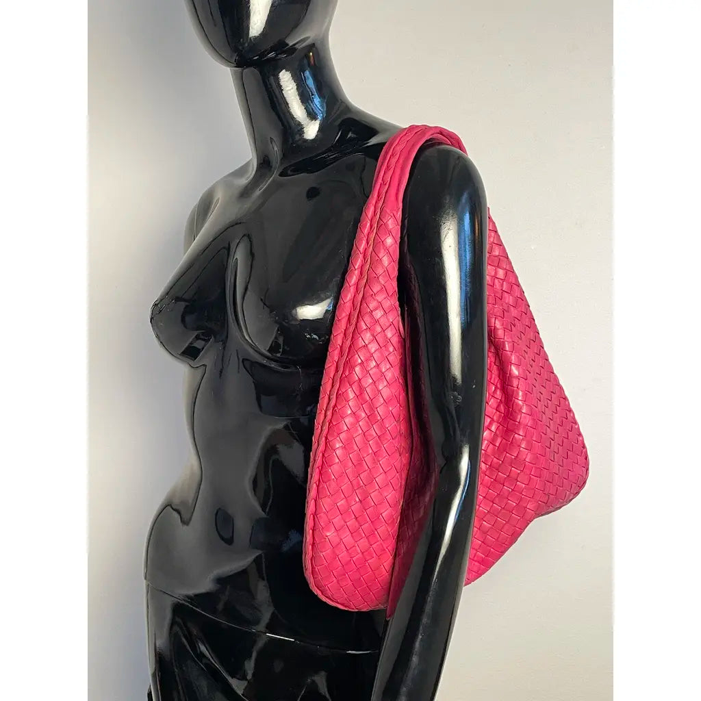 Bottega Veneta Pink Medium Veneta