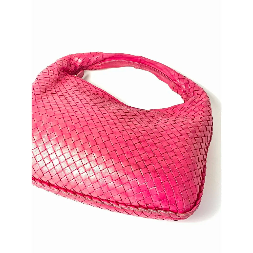 Bottega Veneta Pink Medium Veneta