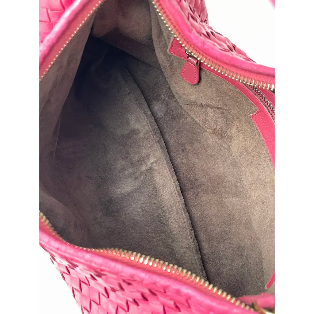 Bottega Veneta Pink Medium Veneta