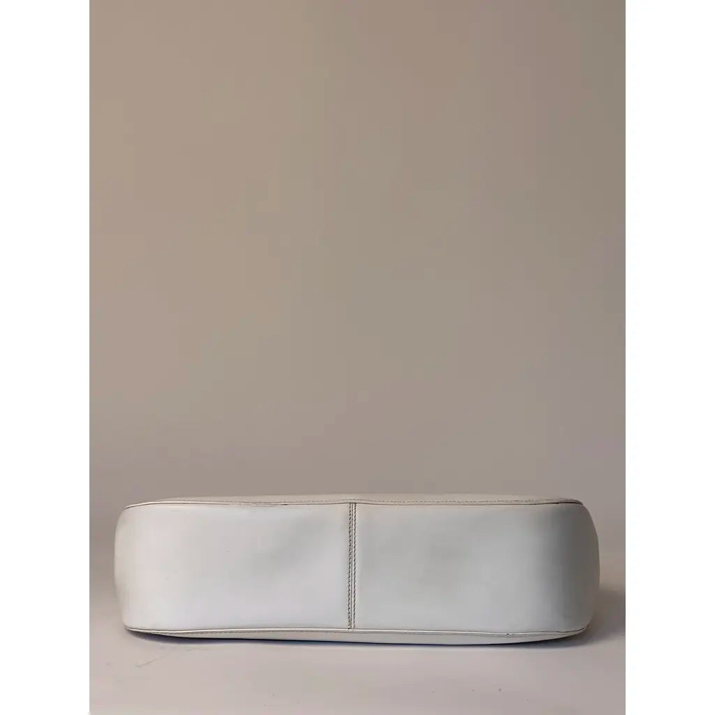 Gucci Jackie Bamboo Hobo White Leather Vintage Shoulderbag